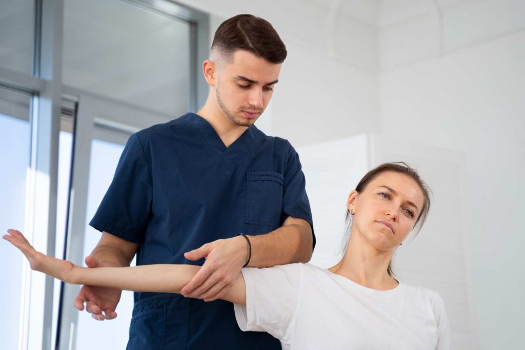 Osteópata con paciente